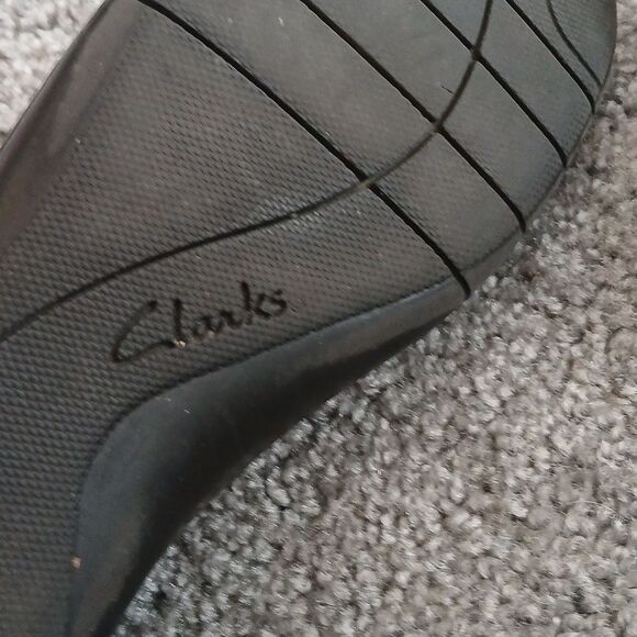 Clarks Women’s Loafer Bendables 64895 croco accent brown  Sz 9 EUC - Picture 6 of 7